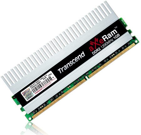 transcend axeram 1200 - Transcend aXeRam DDR2 Overclocking Kits