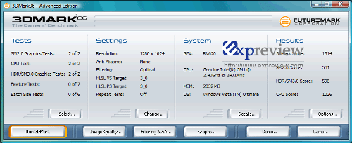 rv620 3dmark06p - RV 620 più veloce dell' HD 2400