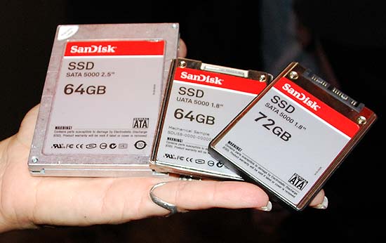 sandiskssd - [CES] Sandisk: SSD da 1.8" e 72GB