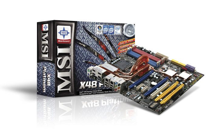 x48 platinum box - Motherboad con chipset X48 da MSI