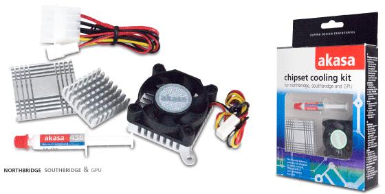 akasacooling - Akasa Chipset Cooling Kit presto disponibile