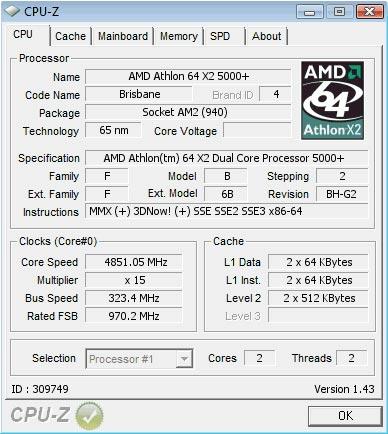 ohsnap - Athlon 64 X2 5000+ , nuovo record di overclock!