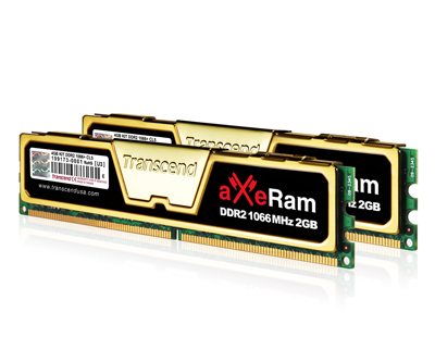 transcend 4gb axeram ddr2 1066 kit 01 - Transcend aXeRam DDR2 1066MHz