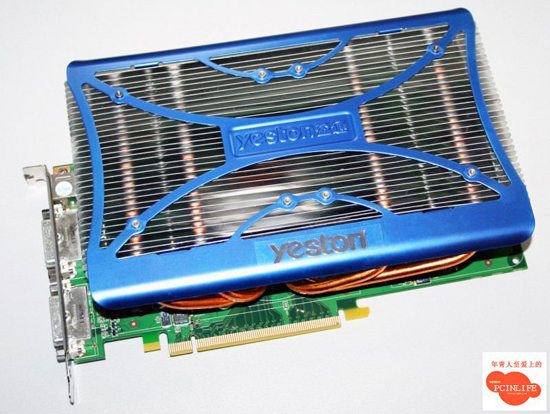 yeston geforce 9600 gt pc 01 - Raffreddamento passivo per la Yeston GeForce 9600GT