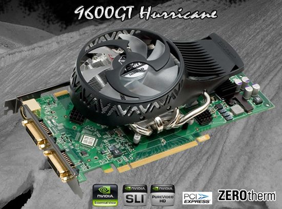 inno3d 9600gt hurricane 02 - Raffreddamento ZEROTherm per la Inno3D 9600GT