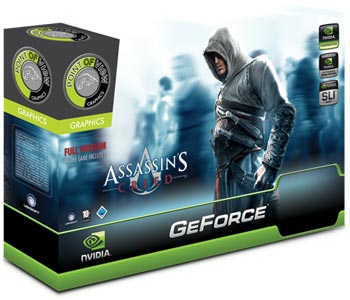 assassins creed 3dbox flat - POV GeForce 9800 GTX EXO EDITION con Assassin's Creed