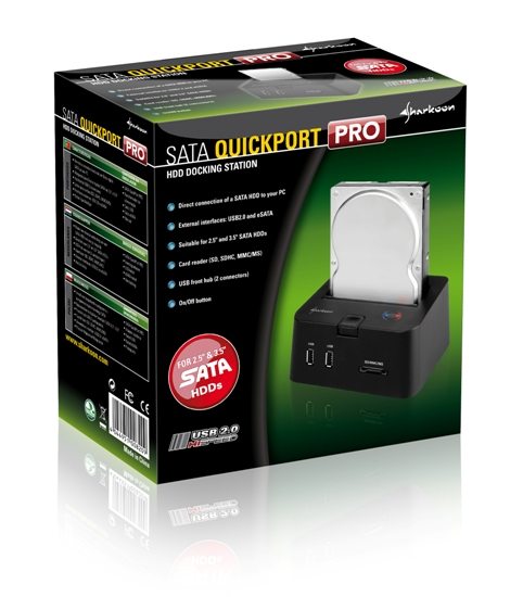 sharkoon sata quickport pro package - Sharkoon SATA QuickPort PRO