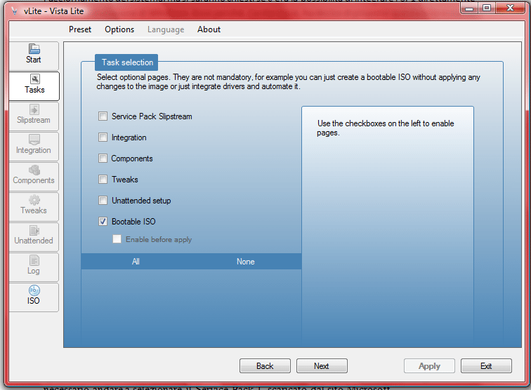 vlite8 - Integrare l’SP1 nel DVD di Windows Vista