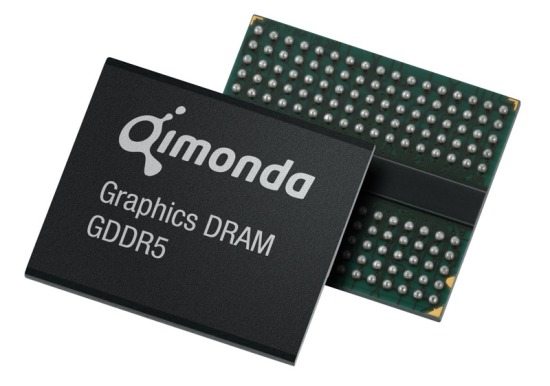 graphics dram gddr5 150dpi - Chip di memorie GDDR5 disponibili da Qimonda