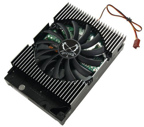 iti kaze example 01 - Scythe presenta il Kaze Hard Drive Cooler