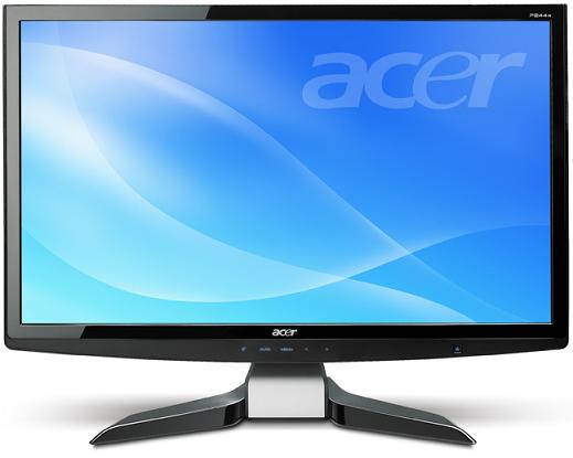 acer p244w lcd 01 - Display Full-HD 24" da Acer