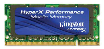 hyperxddr2 - Kingston presenta memorie per notebook High-Performance HyperX 800MHz SO-DIMMs