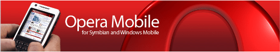 operamobile - Niente Opera Mobile 9.5 per smartphone Symbian