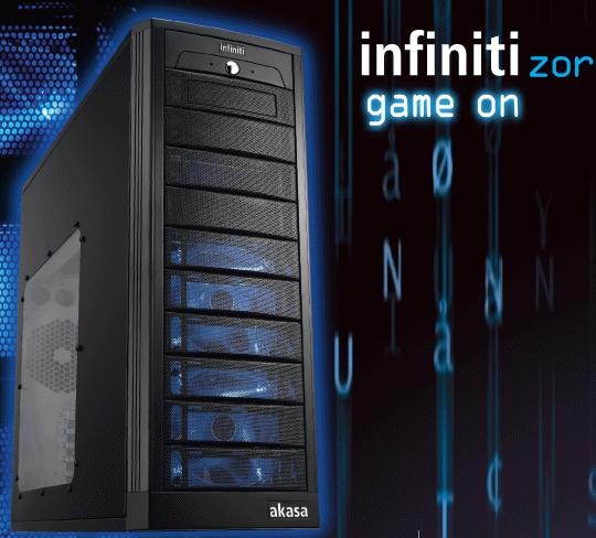 infinitizor - Akasa presenta i case Infiniti e Infiniti ZOR Gaming Version