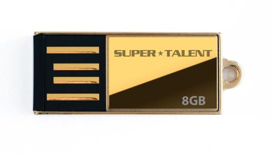 super talent pico c gold drive 01 - Super Talent presenta la pen drive Pico Golden