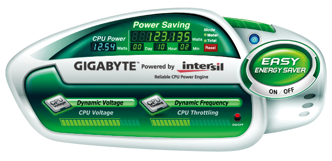 energy saver - GIGABYTE lancia la nuova tecnologia  Easy Energy Saver