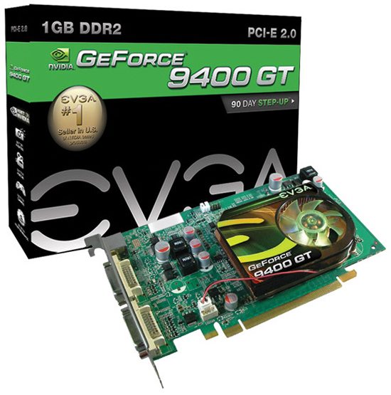 evga geforce 9400 gt 1gb 01 - NVIDIA presenta ufficialmente la GeForce 9400GT