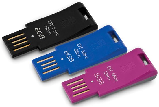 kingston datatraveler mini slim 01 - Kingston presenta le nuove memorie DataTraveler Mini Slim