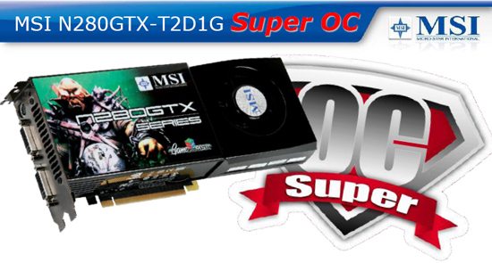 msi n280gtx super oc 01 - Da MSI una GeForce GTX 280 SuperOC