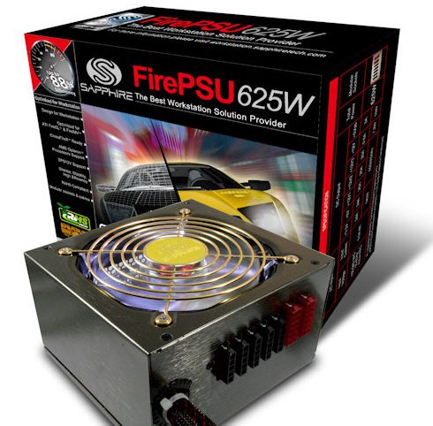 sapphire firepsu 625w 01 - E' di Sapphire il nuovo alimentatore FirePSU 625W