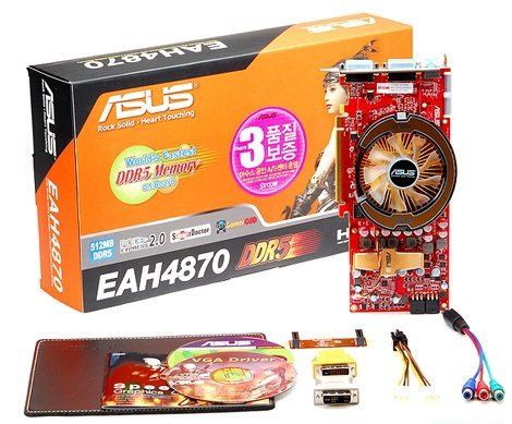 eah 4870 d5 - Immagini e informazioni per la ASUS EAH 4870 D5