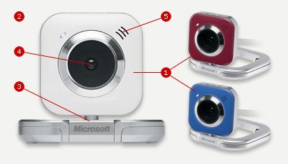 ic vx5500 productfeatures - Microsoft presenta le nuove webcam LifeCam Show e  LifeCam VX-5500