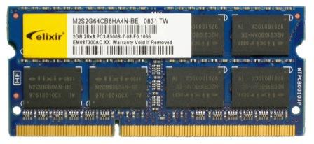 nanya elixir ddr3 1066 sodimm 01 - Nanya presenta memorie DDR3 per notebook con marchio Elixir