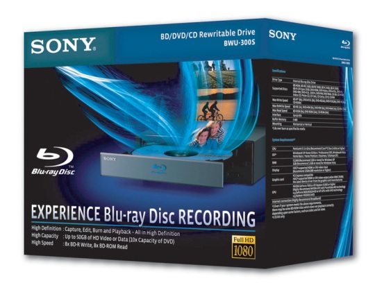 sony bwu 300s box shot lg - Disponibile da Sony un nuovo lettore Blu-Ray 8X