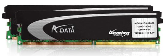 a data ddr3 1600g kit 01 - A-DATA presenta memorie DDR3-1600 Gaming Series