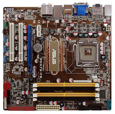 asus p5n7a vm motherboard 01 - GeForce 9300 anche per l'Asus P5N7A-VM