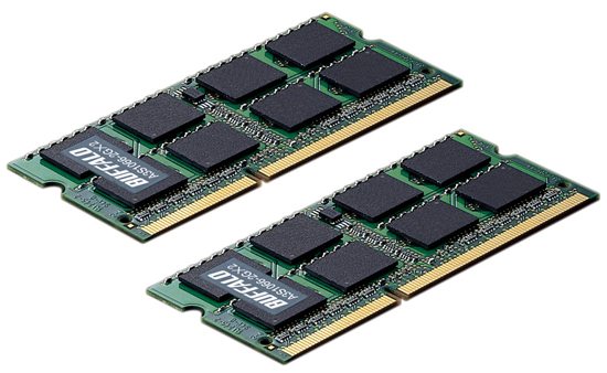 buffalo a3s1066 2gx2 kit 01 - Taglio prezzi per le memorie SO-DIMM DDR3 Buffalo