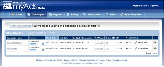 myspace myads archive 01 - MySpace MyAds al debutto