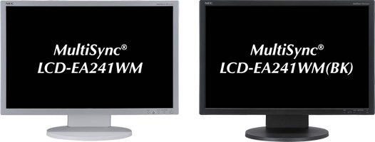 nec multisync ea241wm lcd 01 - NEC presenta due nuovi monitor MultiSync da 19" e 24"