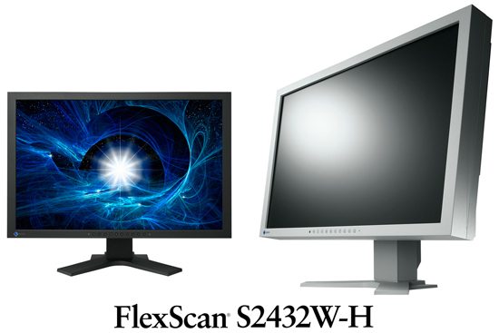 eizo flexscan s2432w h lcd 01 - Monitor da 24", Displayport e FullHD da Eizo