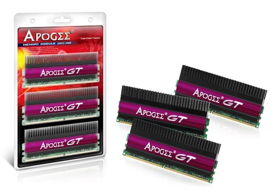 chaintech apogee gt tri channel ddr3 kit 01 - Nuove memorie Apogee GT DDR3 da Walton Chaintech