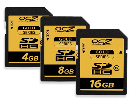 ocz gold sdhc cards 01 - OCZ presenta memorie SDHC serie Gold