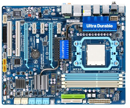 motherboard productimage ga ma790fxt ud5p big - Da Gigabyte la prima motherboard basata su piattaforma Dragon