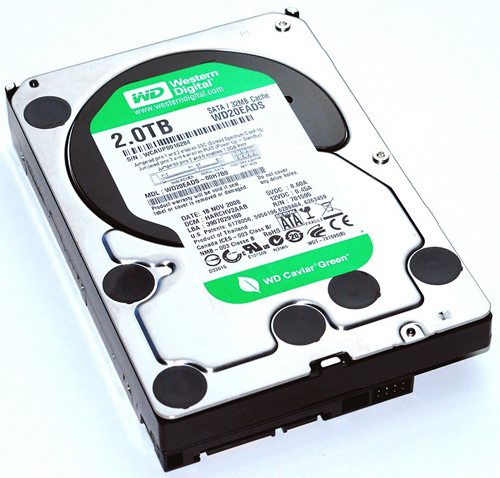 western digital 2tb greenpower hdd 01 - Western Digital presenta l'hard disk Caviar Green da 2TB