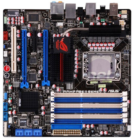 rampageii gene - Asus Rampage II Gene: la nuova motherboard ROG mATX