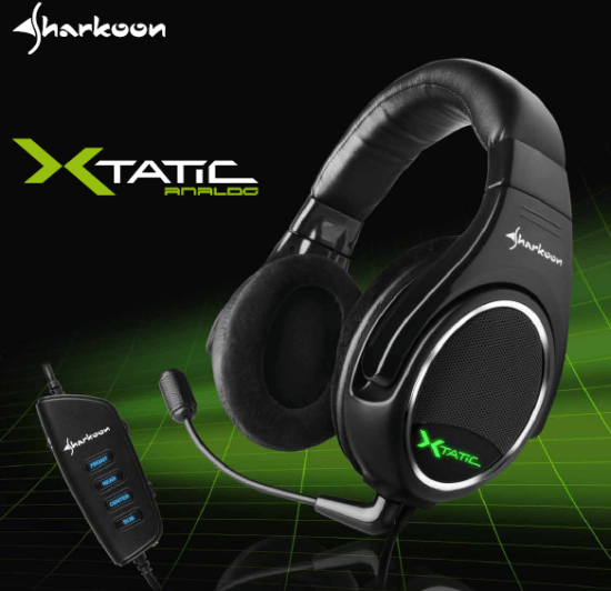 xtatic - Sharkoon presenta le cuffie XTatic Analog