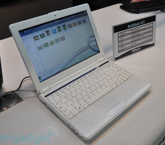 asrock multibook g12 02 - MultiBook G12, il netbook secondo ASRock