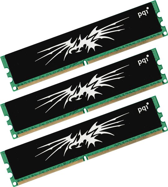 pqiddr3 - Disponibili da PQI nuove memorie Triple-Channel DDR3-1066 e DDR3-1333