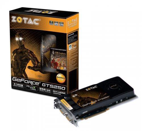 zotac geforce gts 250 01 - [CeBIT '09] Zotac presenta due GeForce GTS 250