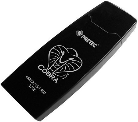 pretec cobra esata usb drive 01 - Pretec presenta una nuova pen-drive eSATA/USB