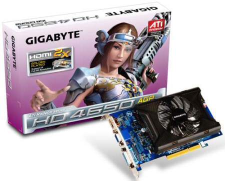 hd4650 - Versione AGP anche per la Gigabyte HD 4650