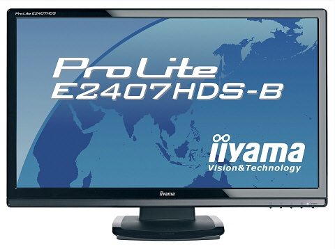 iiyama ProLite E2407HDS B LCD 01 - Disponibili da iiyama display LCD da 23.6" FullHD