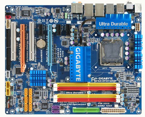 motherboard productimage ga ep45 ud3p big - Certificazione Windows 7 per la motherboard GA-EP45-UD3P