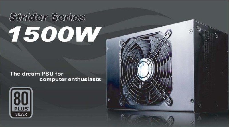 silverstone1500 - Disponibile da Silverstone l'alimentatore Strider da 1500W