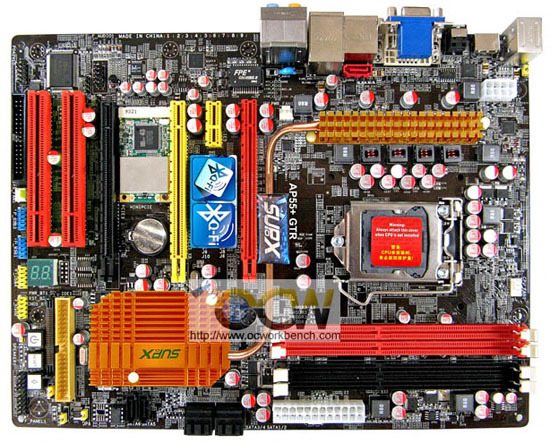 supoxp55 - SUPoX presenta la motherboard per Core i5 AP55+