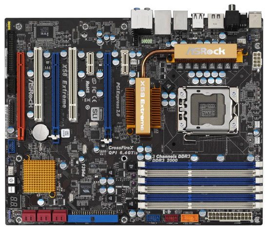 ASRock X58 Extreme board 01 - ASRock presenta la motherboard X58 Extreme